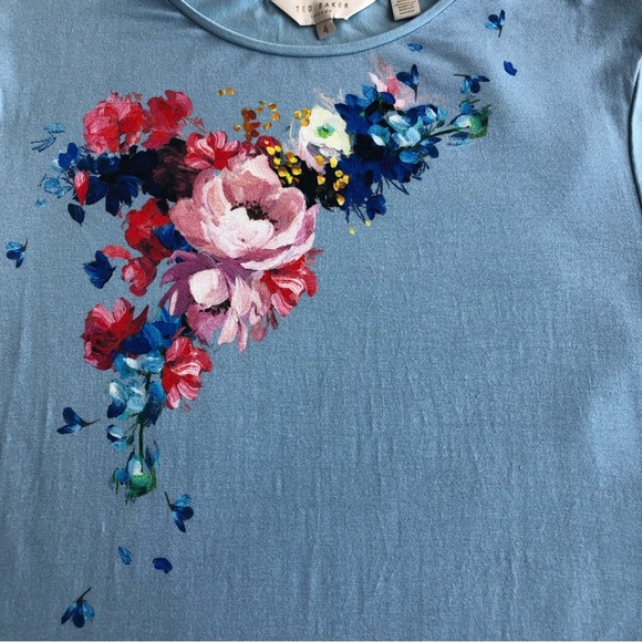 Ted Baker | raspberry ripple fitted tee | *Ted Baker size 4* - Picture 5 of 13